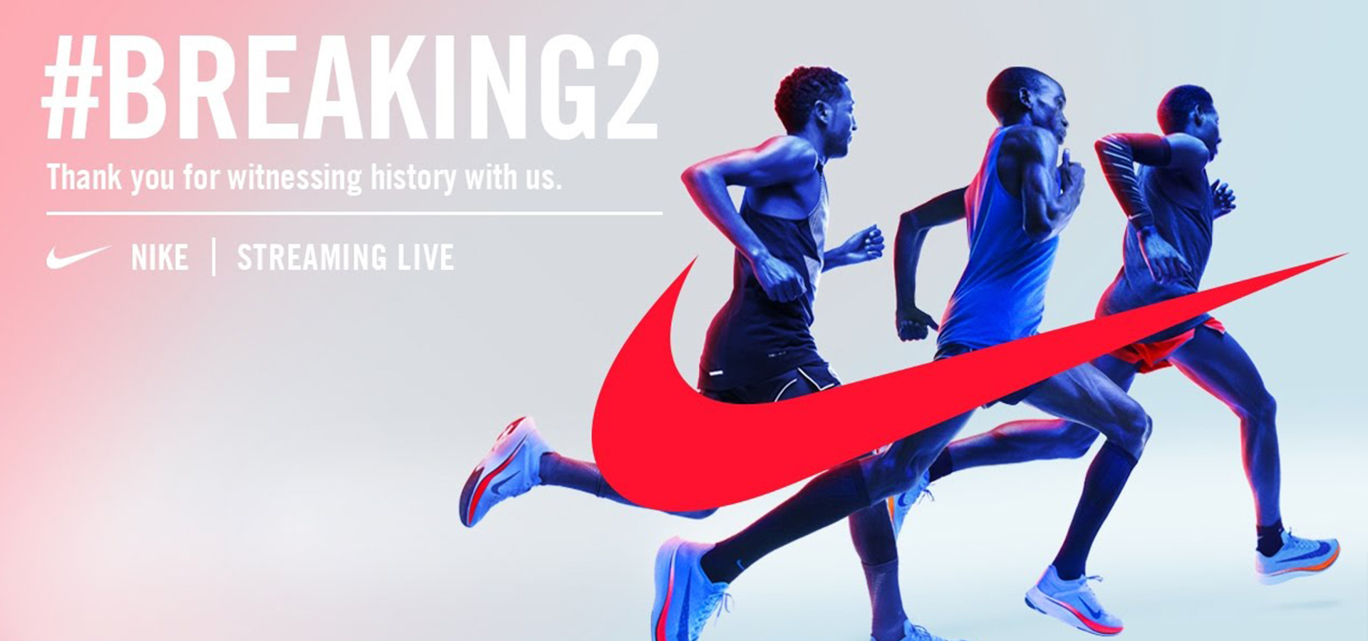 کمپین فروش اینستاگرام #Breaking2 برند نایک